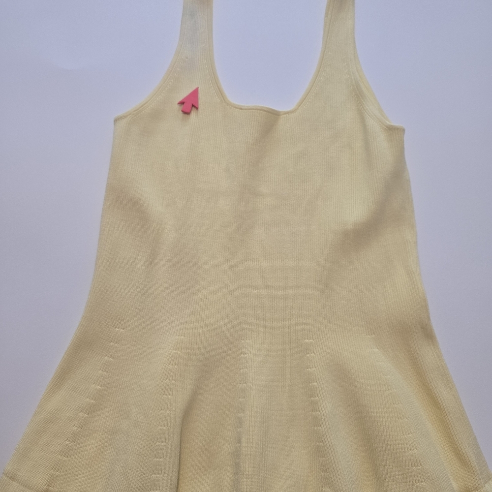 SIMKHAI Silas Knit Midi Casual Dress Scoop neck Sleeveless Pull on Size L - Picture 6 of 14